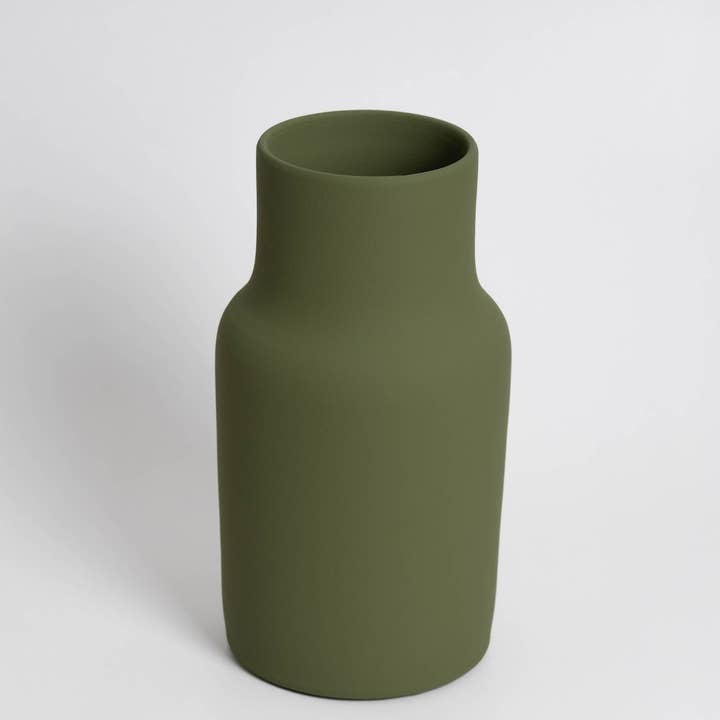 o cactuu - Wholesale Vase - Blanc 01 - Olive Green Vase - Eco Friendly - Ceramic1