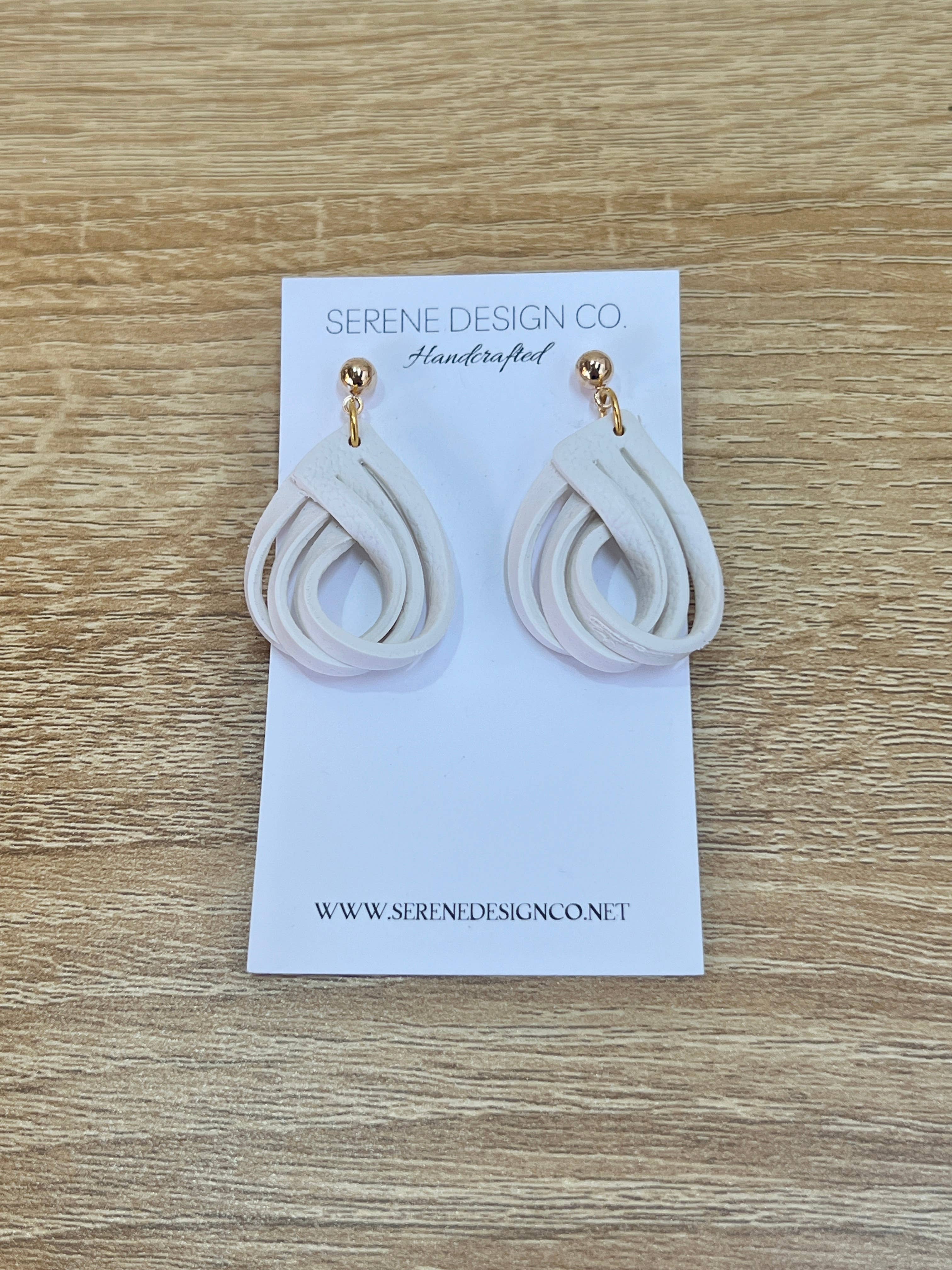 Serene Design Co. - Wholesale Dangle Earrings - Leather Dupe Loop Earrings6