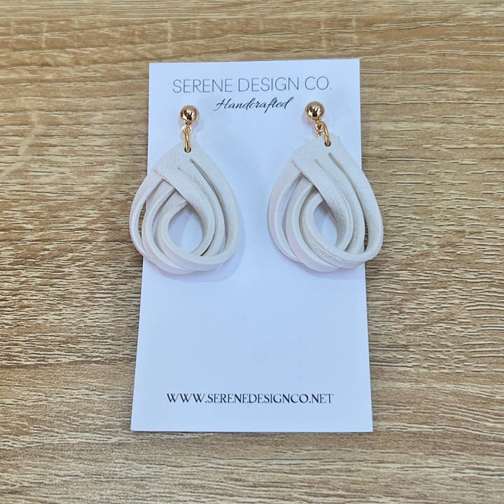 Serene Design Co. - Wholesale Dangle Earrings - Leather Dupe Loop Earrings6