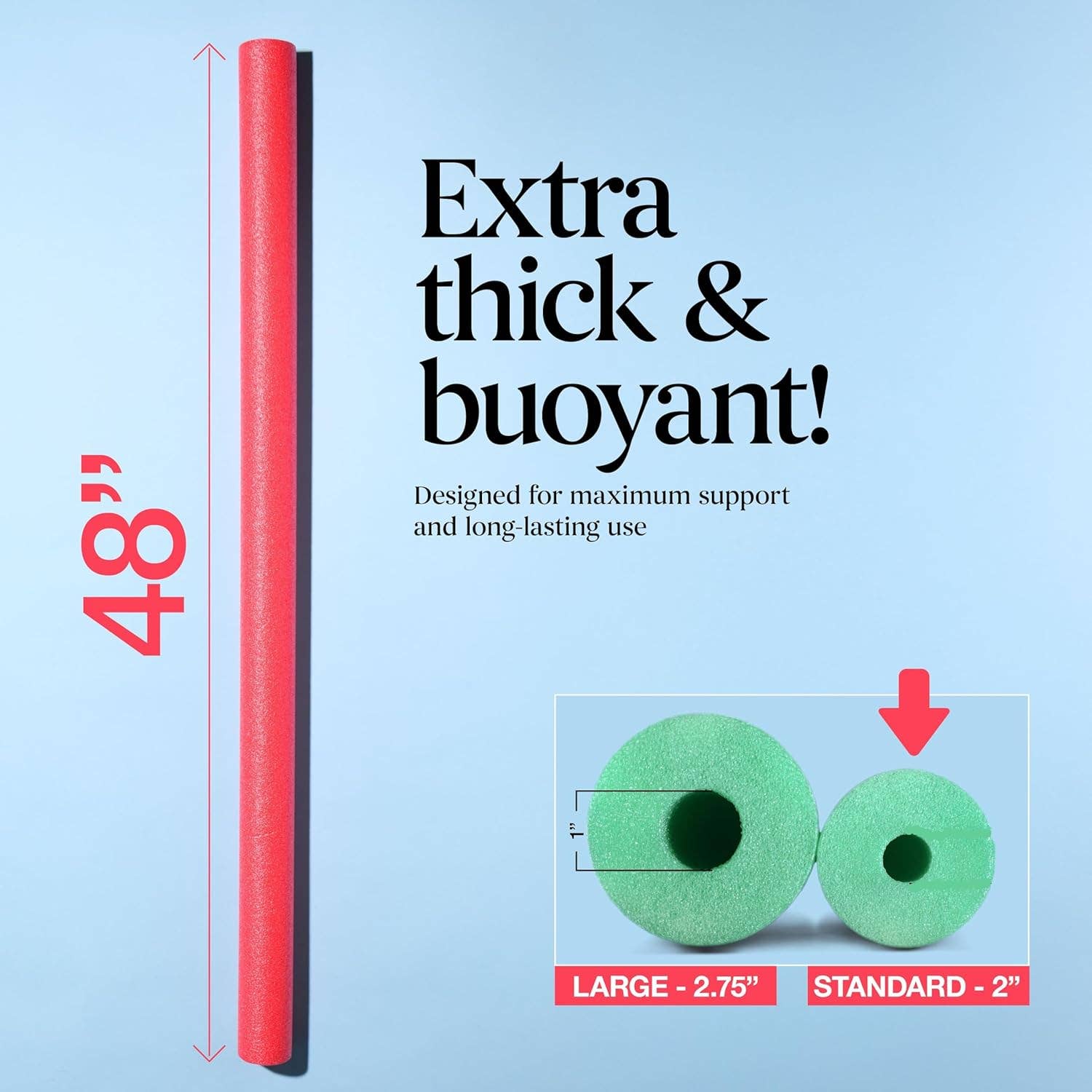 Play22 – wholesale Beach/pool toy – Child & baby – Pool Noodles Foam 40 Pack  Multicolor Swim Noodle Tubes 2