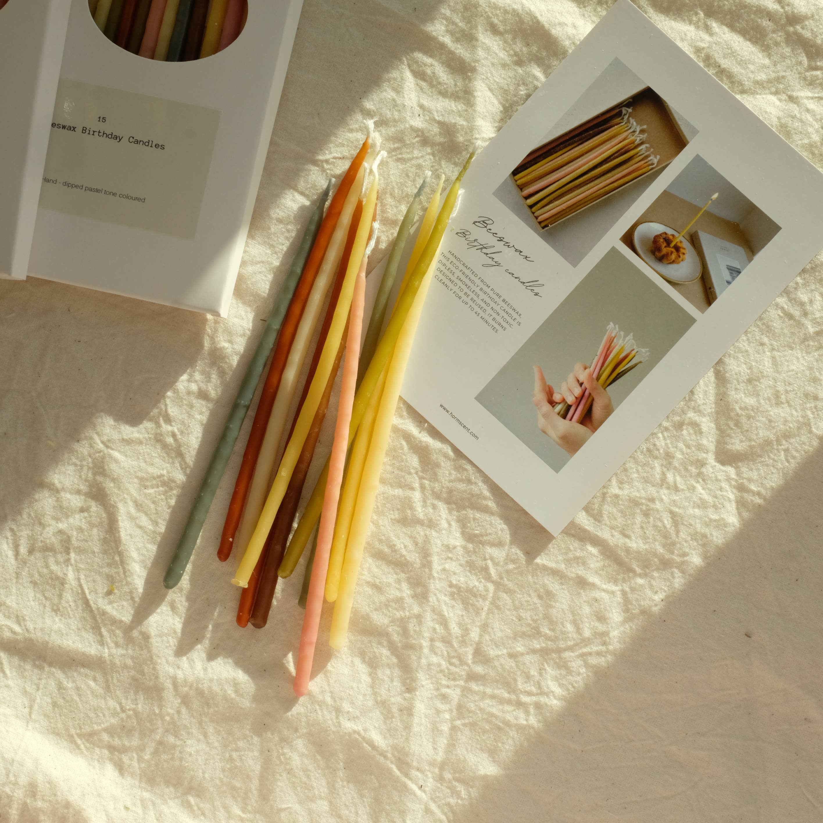 Hormscent - Wholesale Cake Candle - Birthday Beeswax Candles set of 153