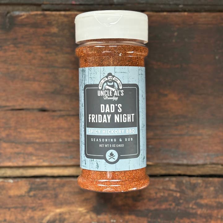 Dad's Friday Night Spicy Hickory BBQ Seasoning & Rub for wholesale by UNCLE ALS BREADING