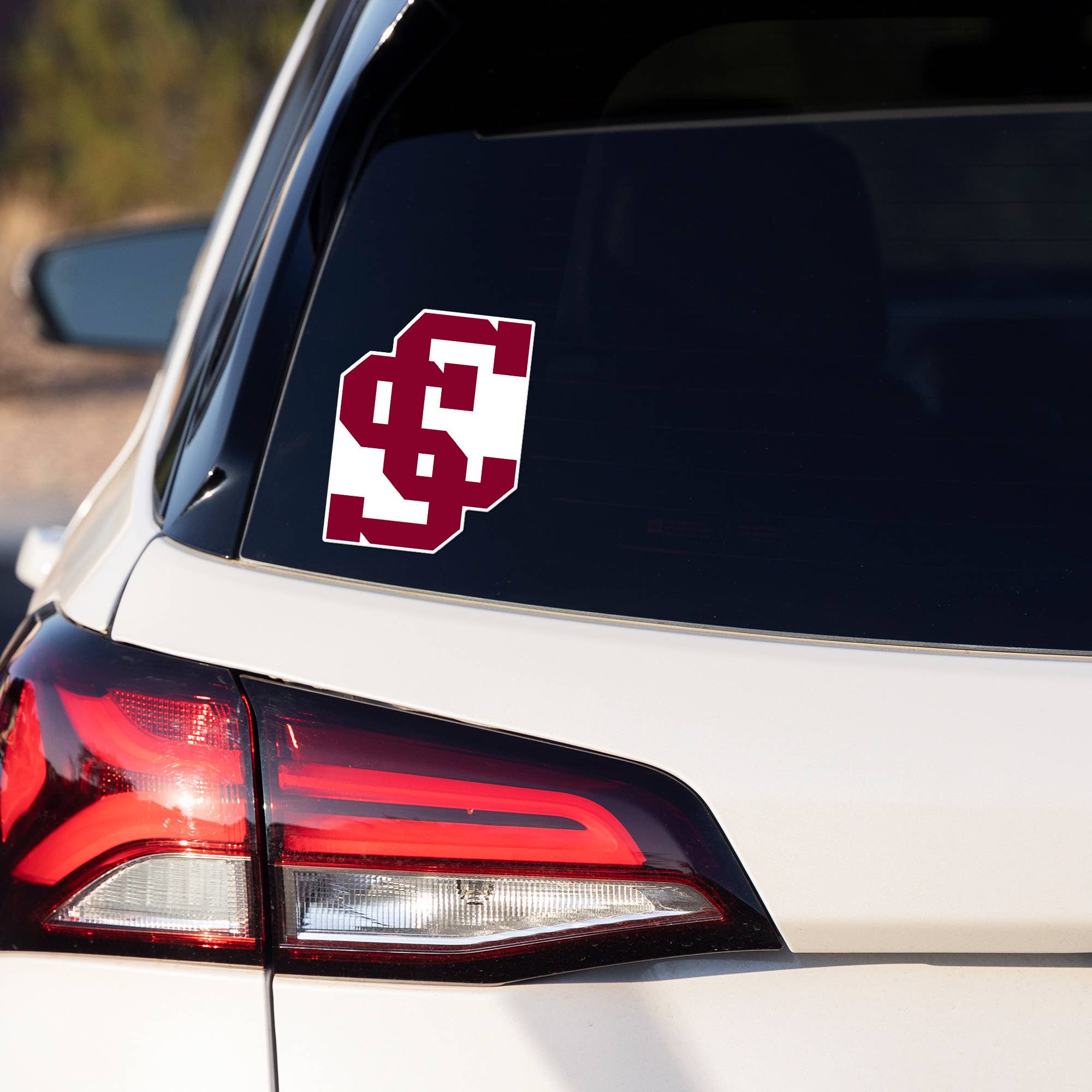 Rico Industries - Wholesale Car Decorative Charm - Unisex - NCAA  Santa Clara Broncos  Medium Die Cut Decal2