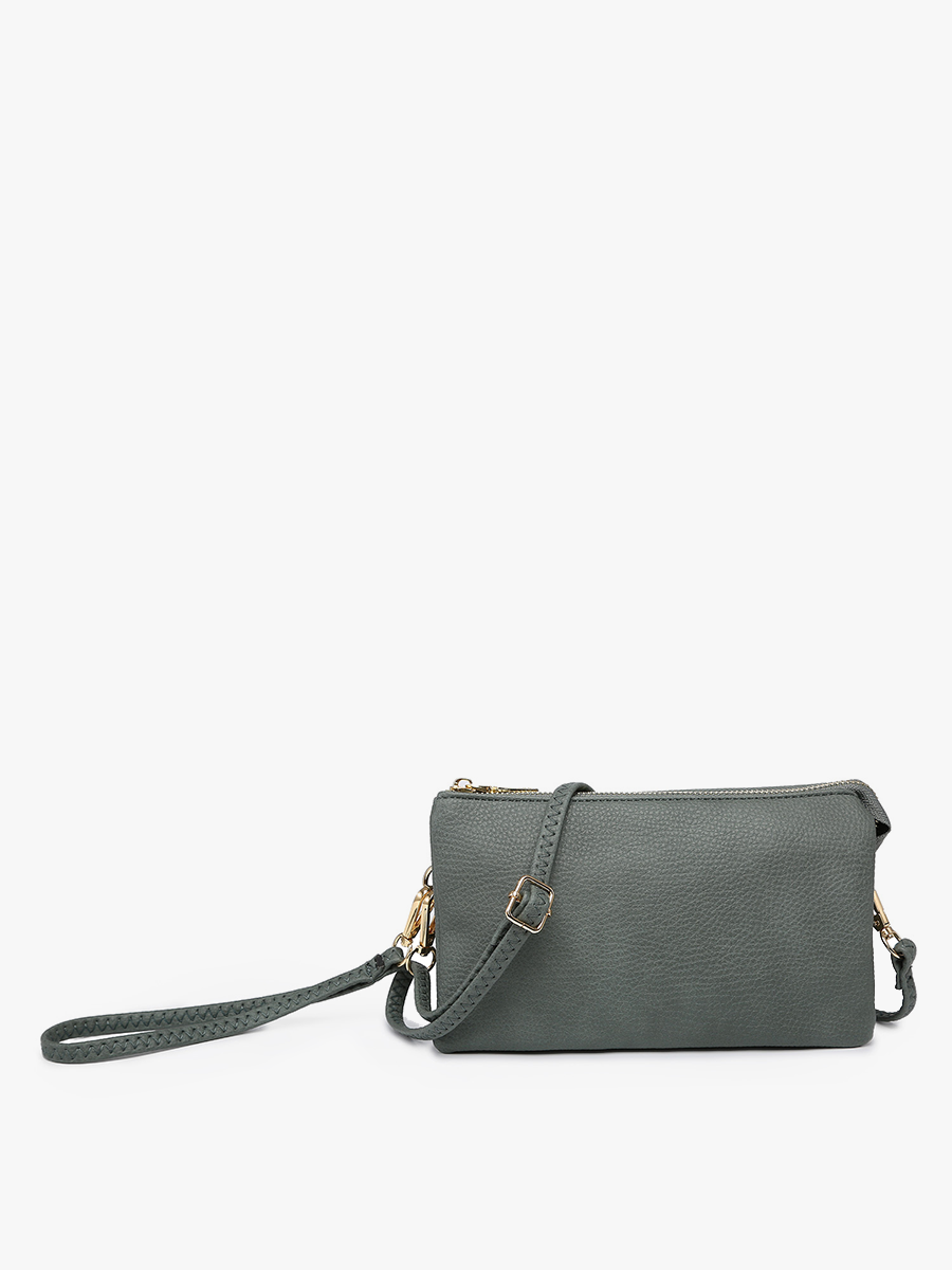 Jen & Co. - Wholesale Crossbody Bag - Women's - M013 Riley Monogrammable 3 Compartment Crossbody/Wristlet92