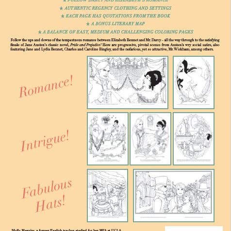 SCB - Vente Livre de coloriage et d'activités pour adultes - Livre de coloriage Orgueil et Préjugés1