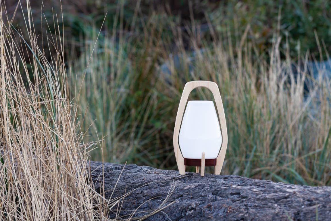 Allsop Home & Garden - Wholesale Lantern - Portable Wood & Glass LED Drifter Lantern - 12.25" Bronze14