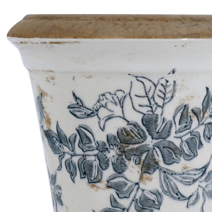 A&B Home Group Inc. - Wholesale Plant Pot - 5.5x5.5x5" Delft Whisper Ceramic Planter