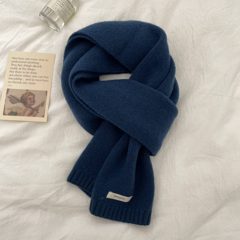 Little Trendy - Wholesale Scarf - Unisex - Wool solid color scarf for men and women5