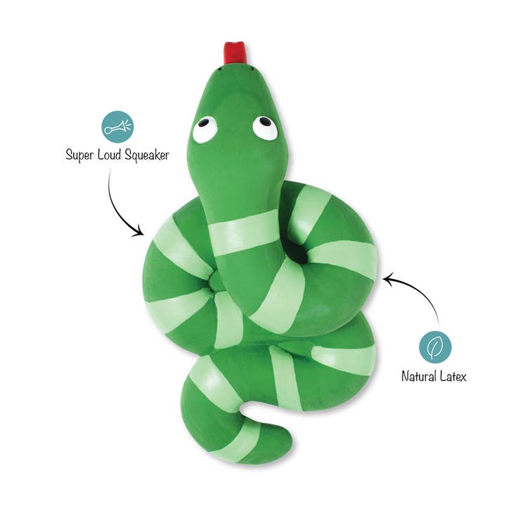 Petshop by Fringe Studio - Wholesale Pet Squeaky Toy - Dog - KNOTTY BY NATURE LATEX DOG TOY