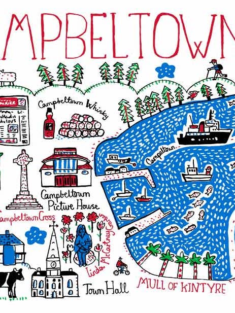 Campbeltown Impressões & Cartões por atacado de Julia Gash