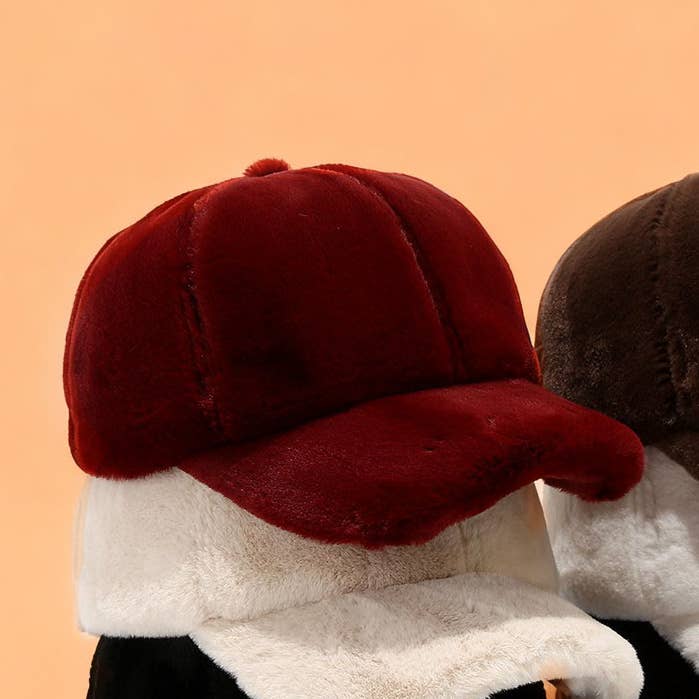 Women’s Soft Short Brim Baseball Cap Fall Winter_CWAH04722 for wholesale by ACCITY