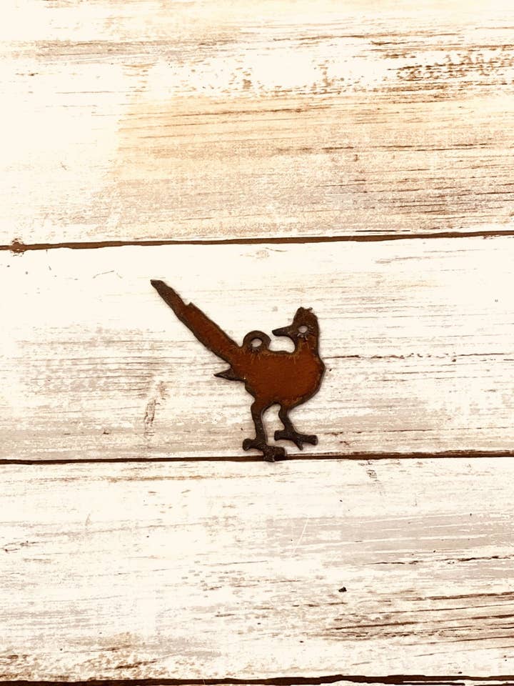 Roadrunner Looking Back Charm for wholesale by Universal Ironworks USA
