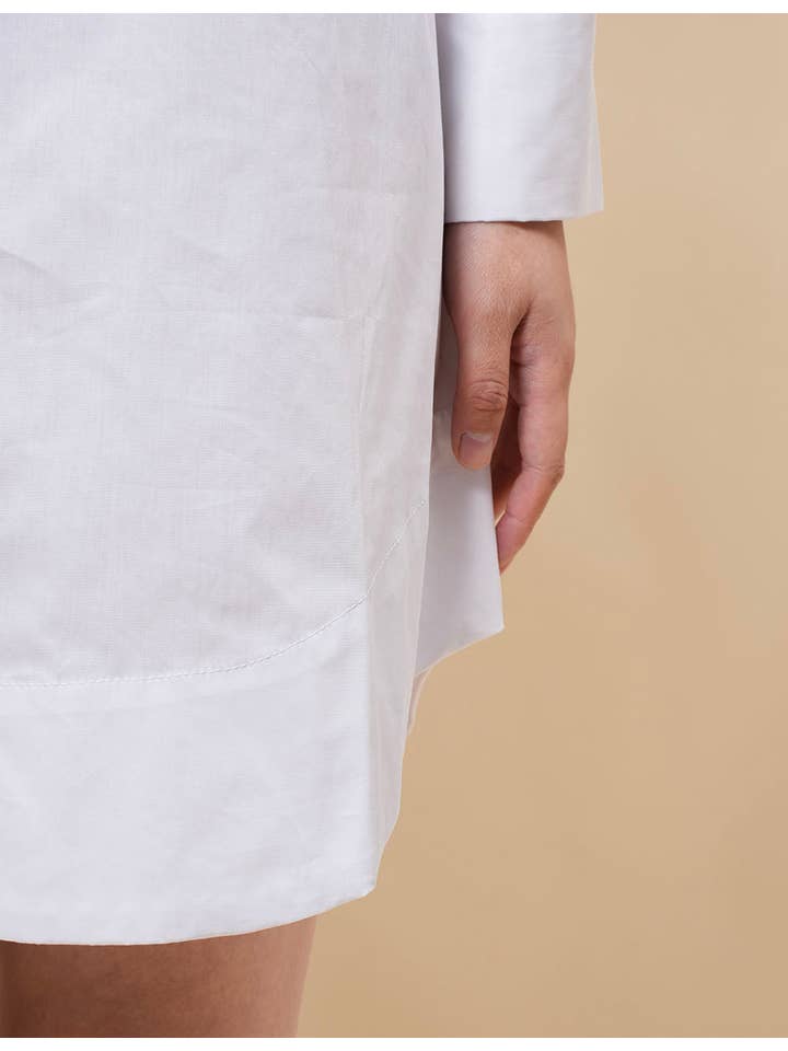 Sweetkama - Wholesale Dress – Women's - Ladies Turndown Collar Botton Down Mini Shirt Dress SKD48064