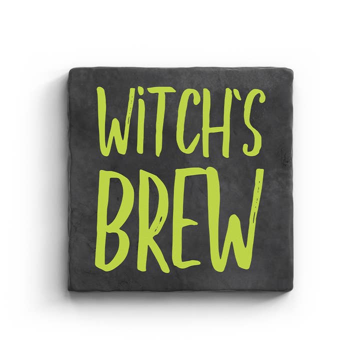 Witch's Brew - Marble Coaster (Halloween) for wholesale by Paisley & Parsley