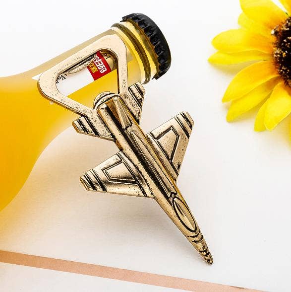 Fiona Accessories - Wholesale Bottle/Wine Opener - Bottle Opener Fighter Airplane Shape Gift2