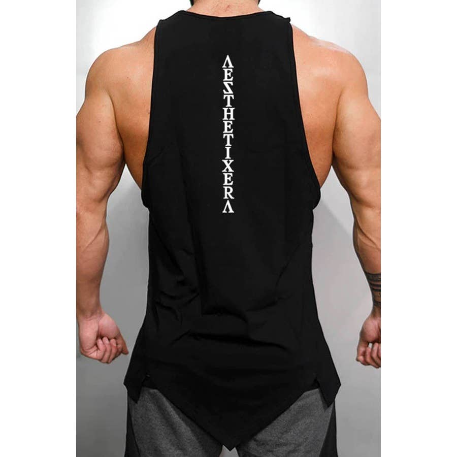 Paperdoll - Wholesale Tank Top - Men's - GYM STRINGER BODYBUILDING TANK 1