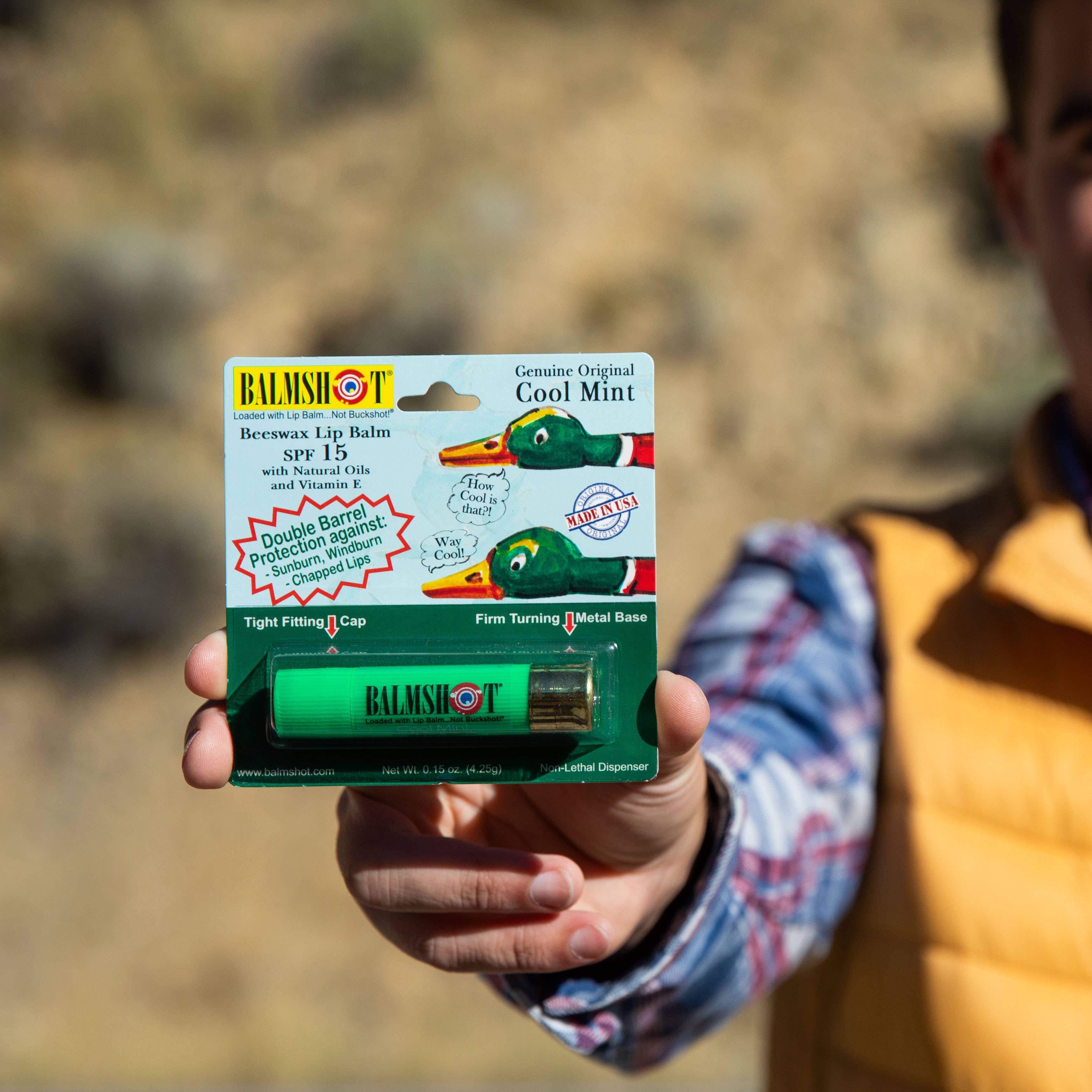 BALMSHOT Lip Balm - Wholesale Lip Balm - Cool Mint Beeswax Lip Balm6