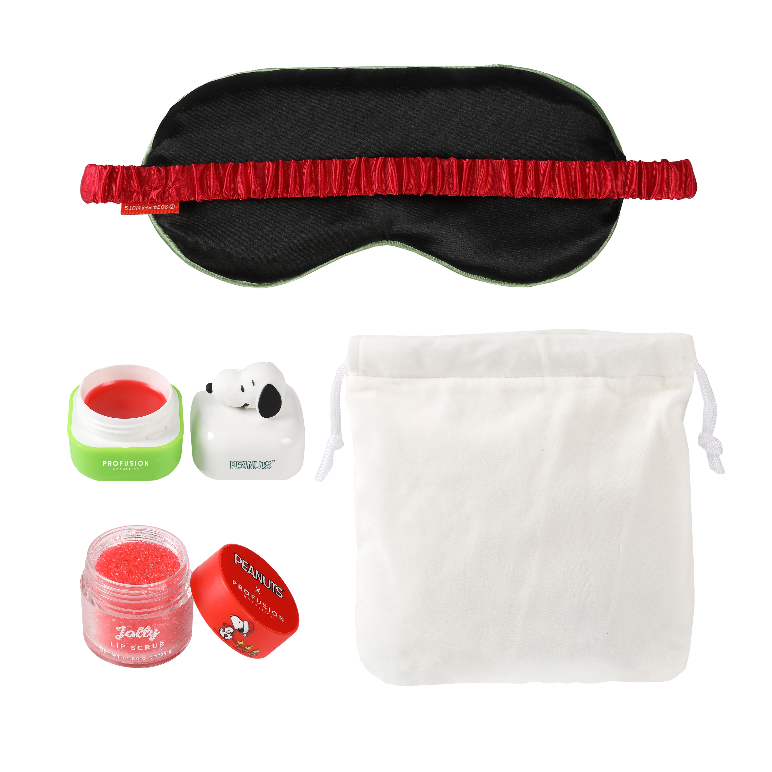 Profusion Cosmetics - Wholesale Lip Balm Set - Peanuts Holiday And To All A Goodnight Lip Scrub & Balm Set2