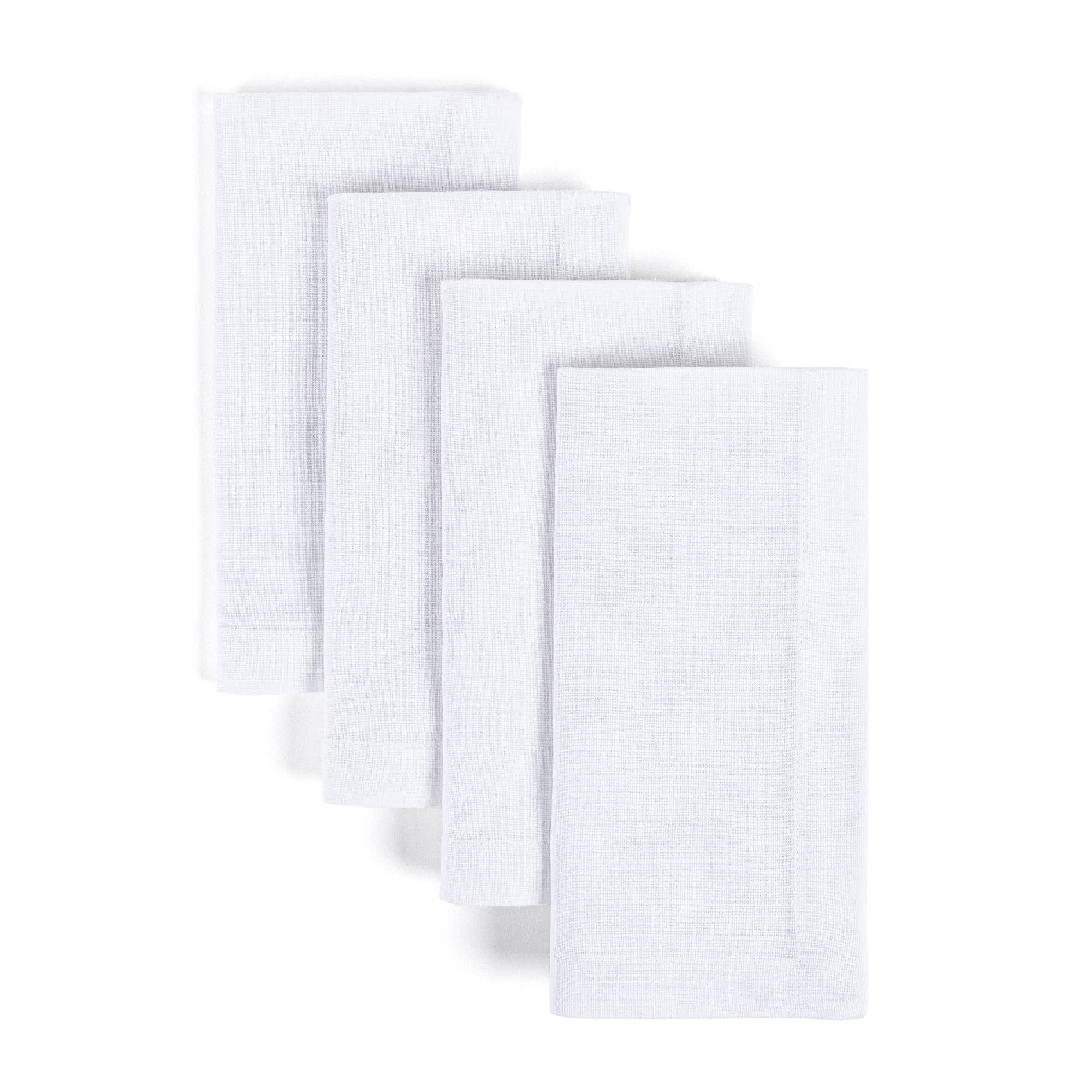 over&back - Wholesale Dinner & Cloth Napkin - Chambray Cotton Napkins – Set of 40