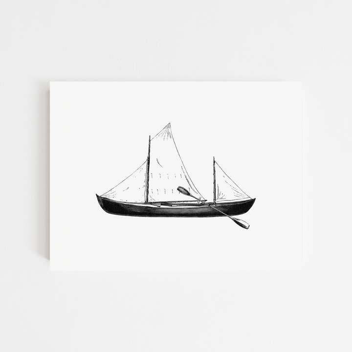 Nautical Row Print Art for wholesale by Pink Lemon Decor