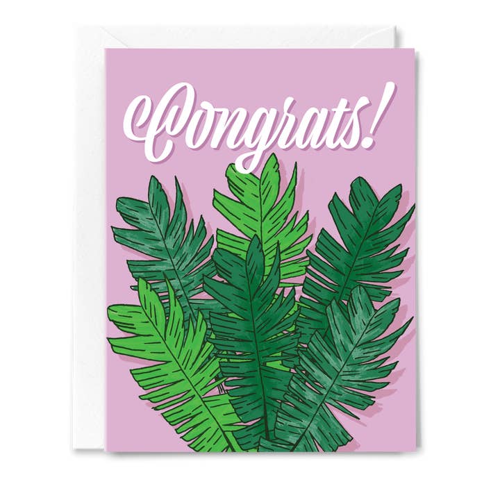 Tarjeta de felicitación morada - serie Leandra Thorne para venta al por mayor de Apricity Press