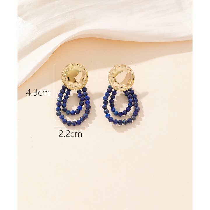 Blossom bijoux - Wholesale Hoop Earrings - 24BOA013 Stainless Steel Stud Earrings