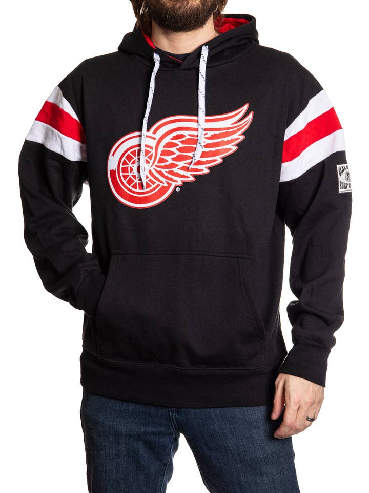 Detroit Red Wings Varsity Retro Style Hoodie for wholesale by Calhoun Sportswear
