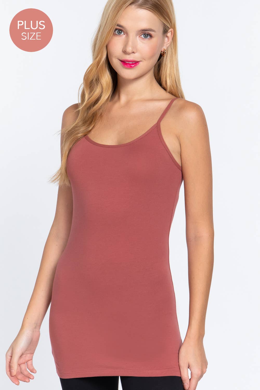 Vanilla Monkey - Vente Caraco – femme - Camisole basique à bretelles spaghetti réglables - 2XL29