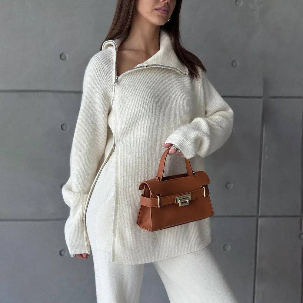Marayn - Wholesale Top & Pant Set (NOT Loungewear) - Women's - Chic Knit Set Modern European Style for Fall35