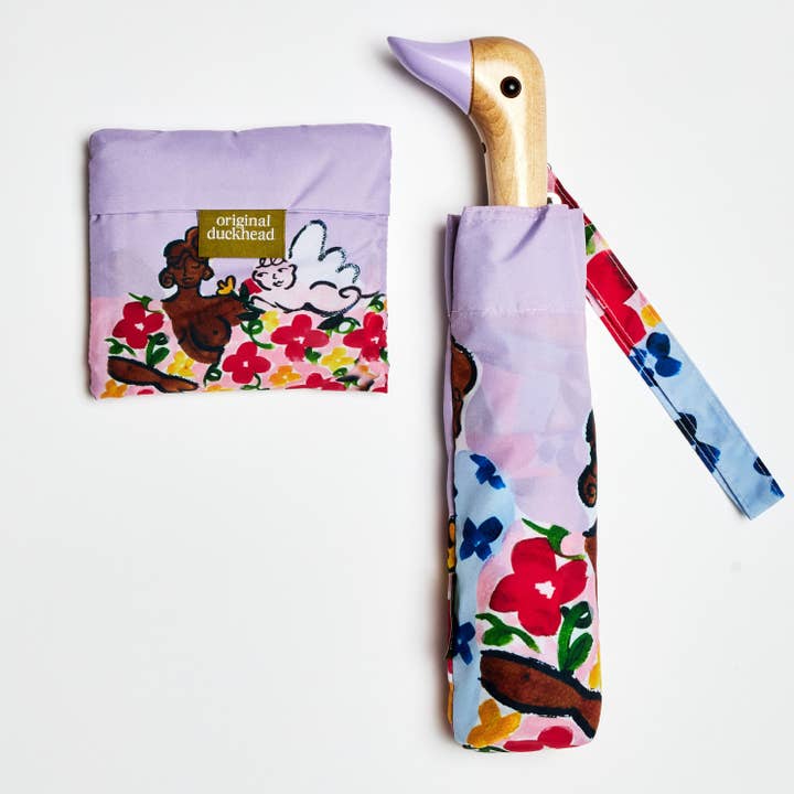 Original Duckhead USA - Wholesale Umbrella - Women's - Heaven's Garden Compact Eco-Friendly Duckhead Umbrella6