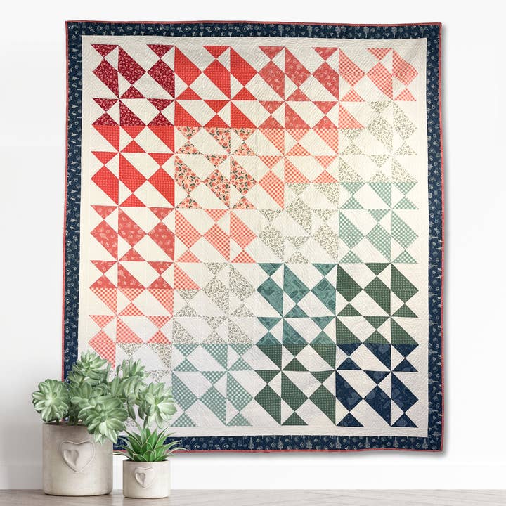 Wild Plum Lane - Wholesale Craft Sewing Kit - Wildflower Petals Quilt Pattern - Printed5