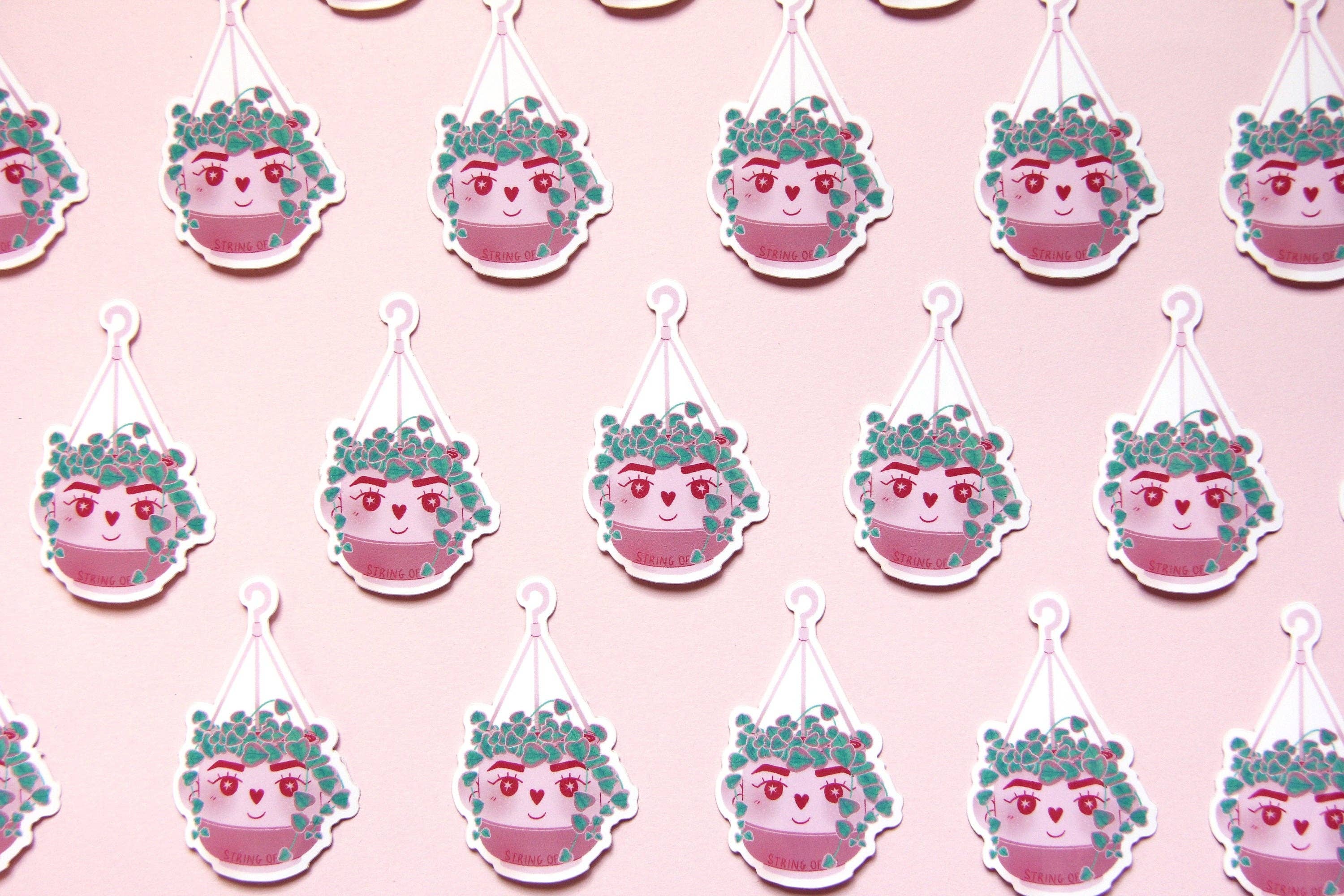 lu bremer design - Wholesale Sticker - variegated string of hearts plant sticker5
