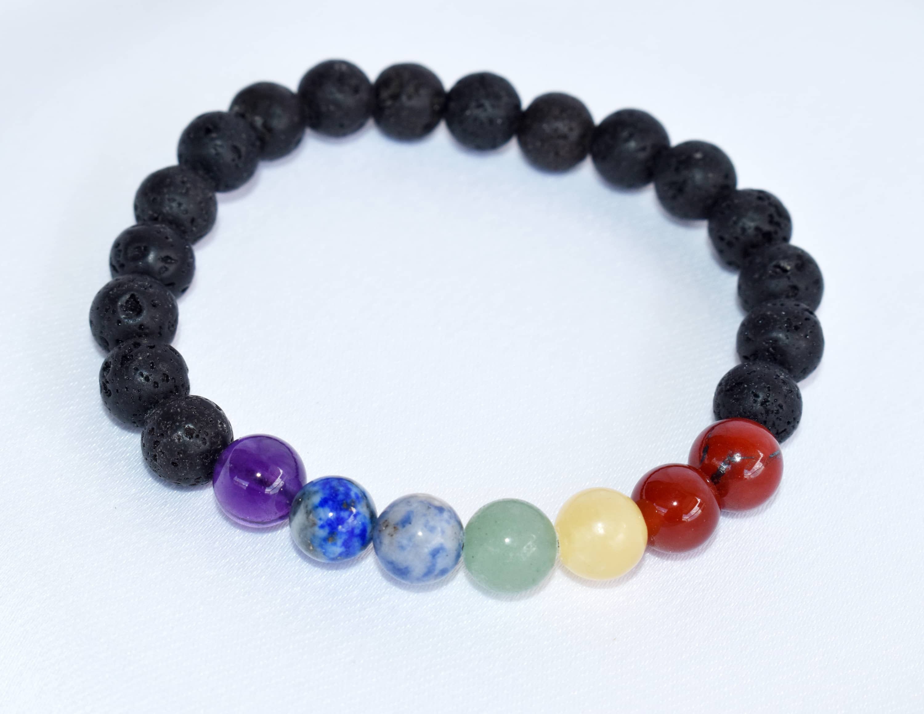 Soothing Crystals - Vente Bracelets d'aromathérapie - Diffuseur de lave | Lave avec 7 chakras | Bracelets d'aromathérapie4