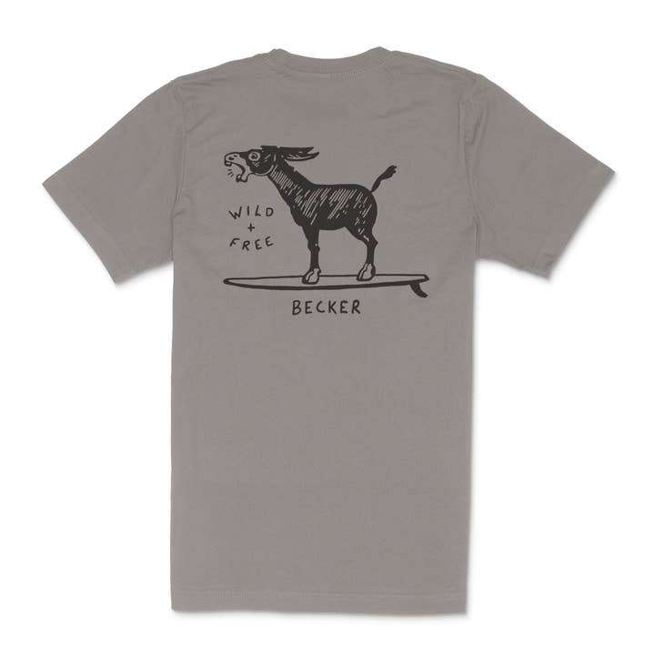 Wild Donkey Tee for wholesale by Becker Supply Co
