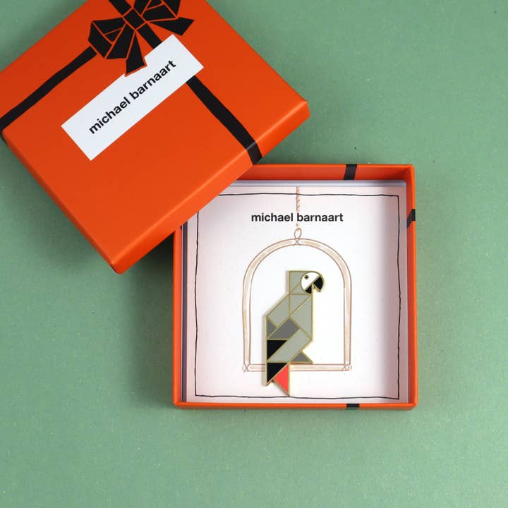 Jako brooch (numbered) for wholesale by Michael Barnaart