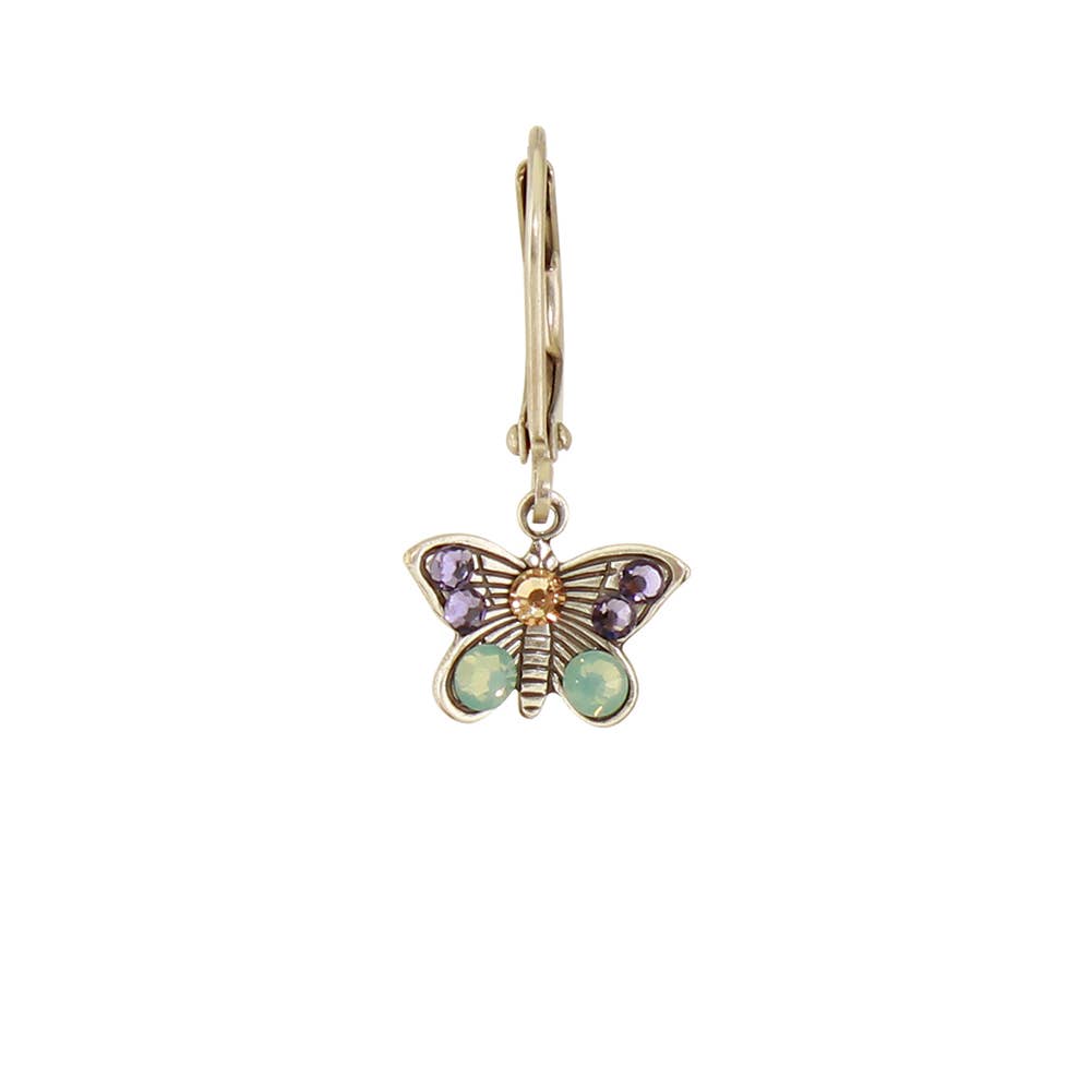 Baked Beads - Wholesale Dangle Earrings - Crystal Butterfly Earring1