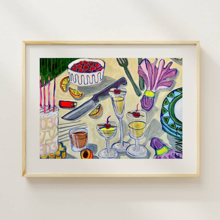 Assister à un 30e anniversaire - Impression artistique, 20x25 cm pour la vente par Devon Grimes