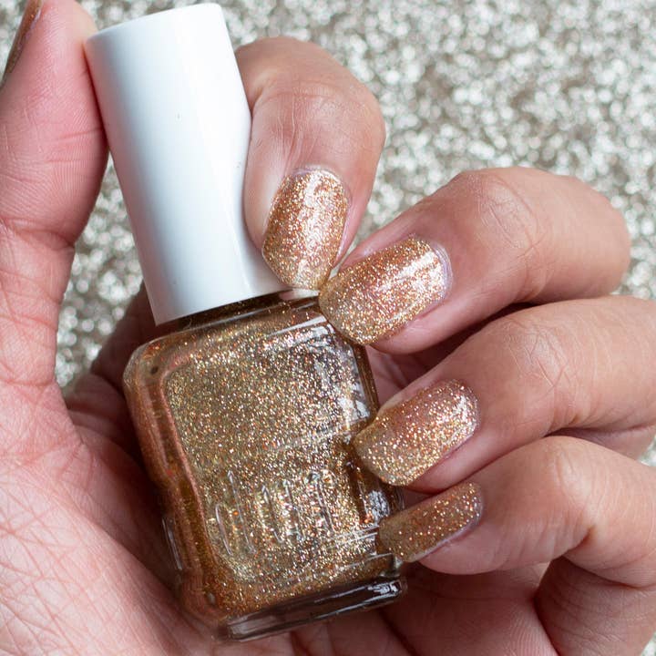 Duri Cosmetics - Wholesale Nail Polish - 178 All that Glitters, Gold Glitter Nail Polish7