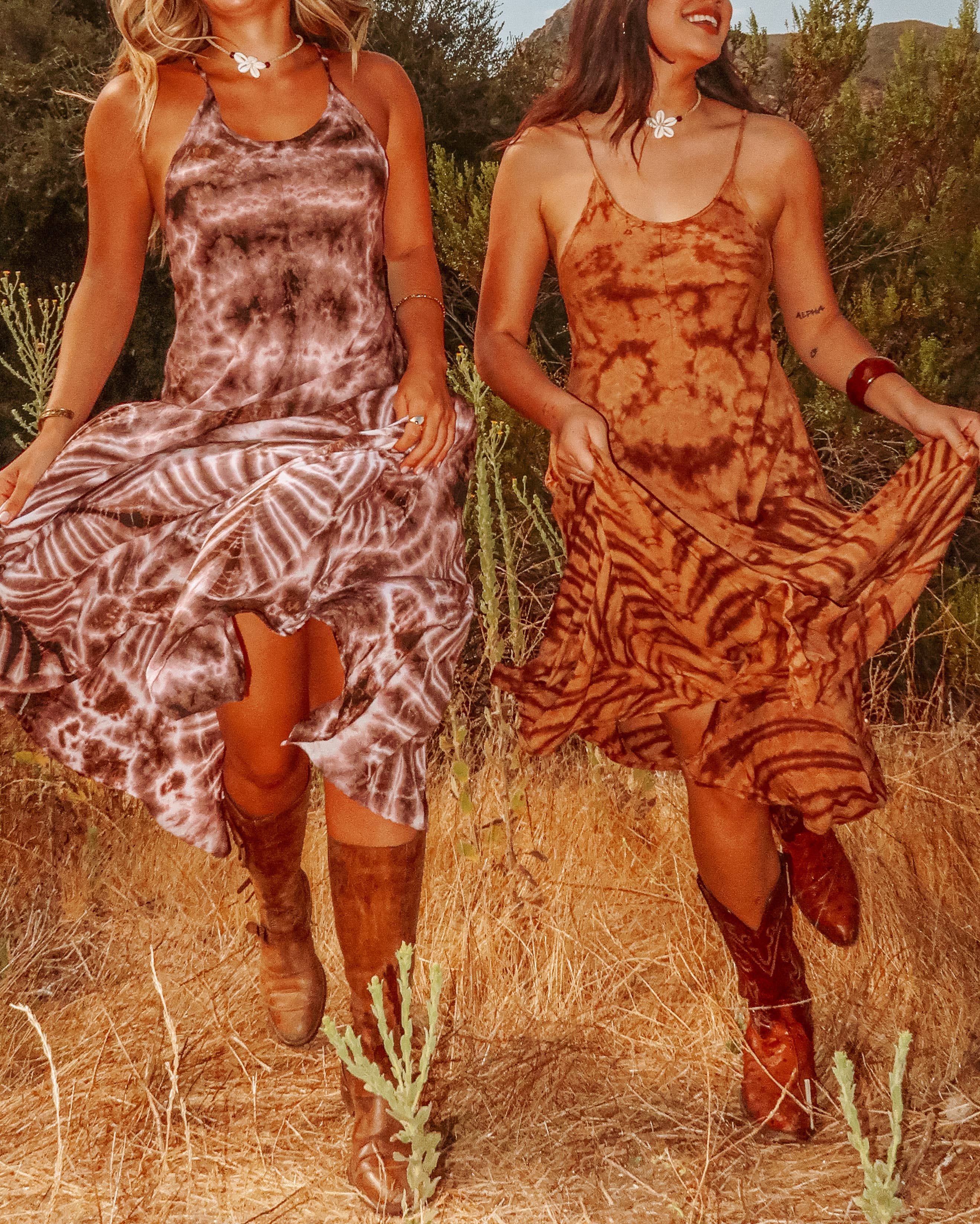 Gardenbelle Shop - Wholesale Dress - Women's - Hippie Boho Maxi Flowy Tie Dye Dress, Bohemian Chic Dress6