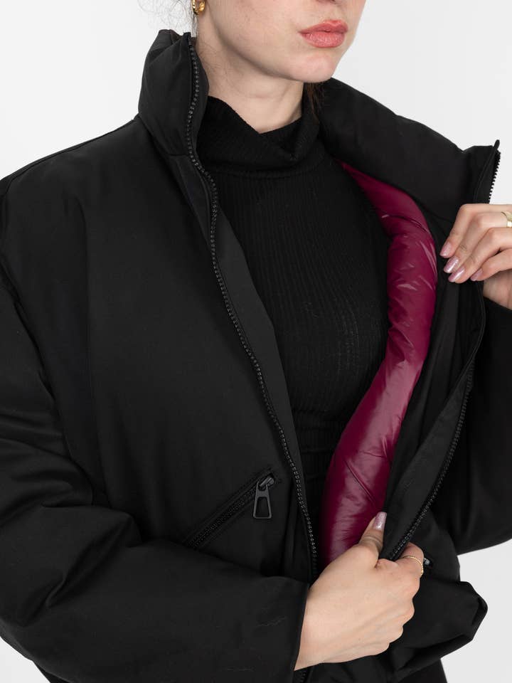 KZELL PARIS - Wholesale Raincoat - Women's - WATERPROOF BUBBLE-EFFECT JACKET13