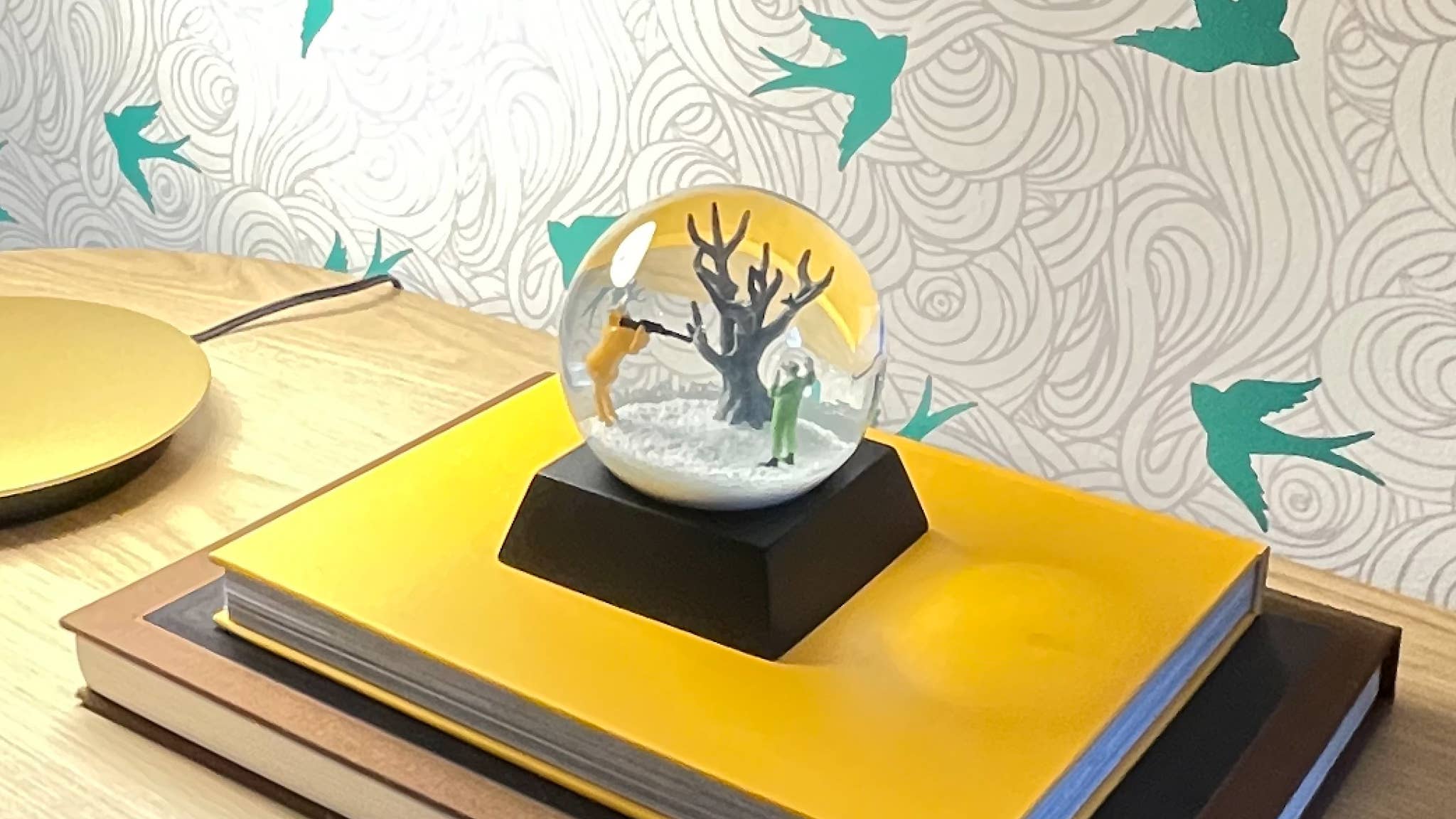 Demented Penguins - Wholesale Snow Globe - "Bambi's Revenge" Snow Globe Deer vs. Hunter Snowglobe6