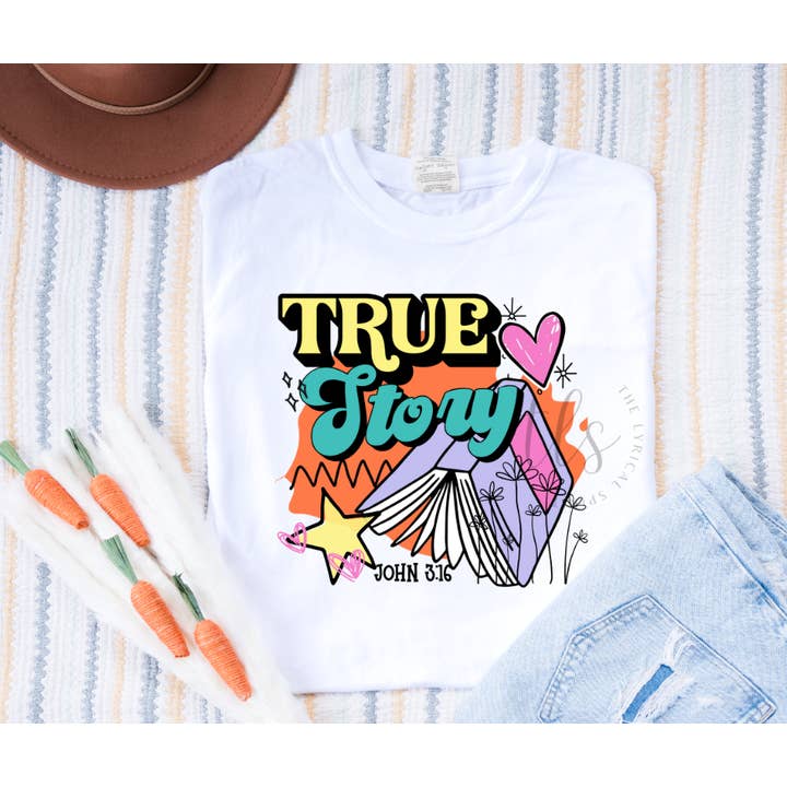 True Story John 3:16 T-Shirt for wholesale by The Lyrical Spirit, LLC