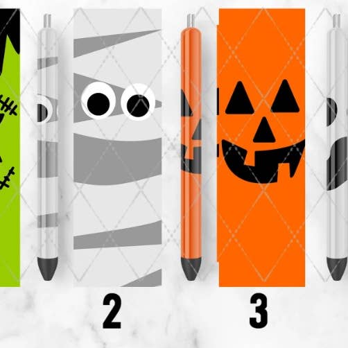 Penne epossidiche Halloween per la vendita all'ingrosso da parte di Three B's Boutique