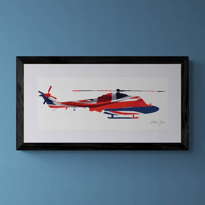 Estampado de bandera de la Unión Lynx Mk7 para venta al por mayor de Gillian Jones Designs