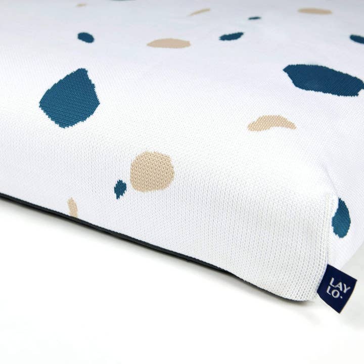 LAY LOâ„¢ Pets - Wholesale Pet Bed - Dog - LAY LO - White Terrazzo Mid-Century Modern Bed Cover