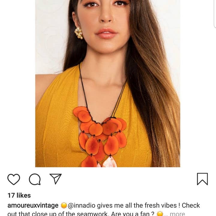 Organic jewelry by Allie - Wholesale Bib Necklace - Waterfall tagua nut slices statement necklace10