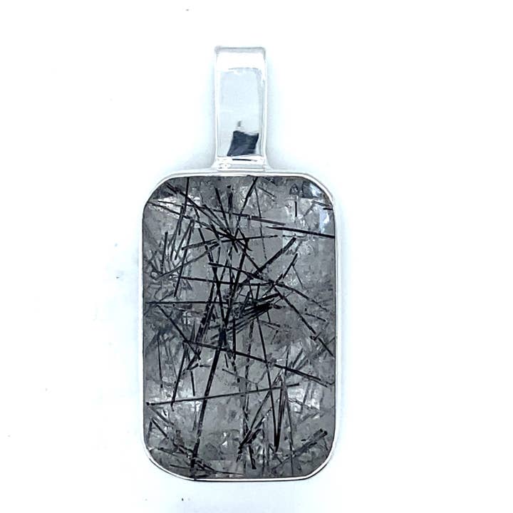 Tourmalinated Quartz Unisex Wonderland Pendant for wholesale by Esprit Creations