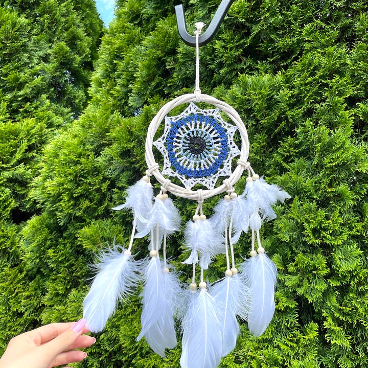 JD079 - Evil Eye Dream Catcher for wholesale by Atlas Fashion