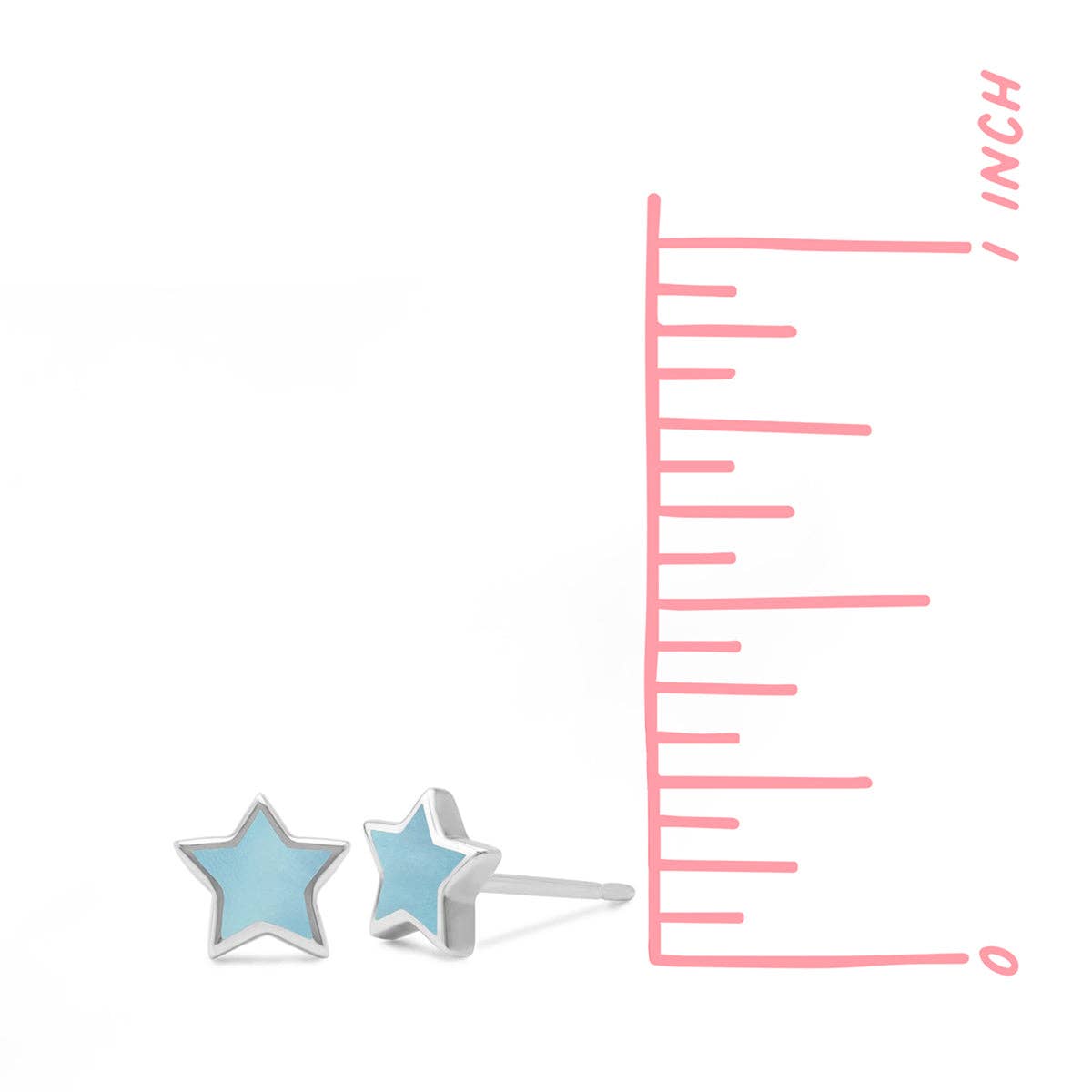 Boma Jewelry - Wholesale Stud/Post Earrings - Star Stone Studs (EA 1194)6