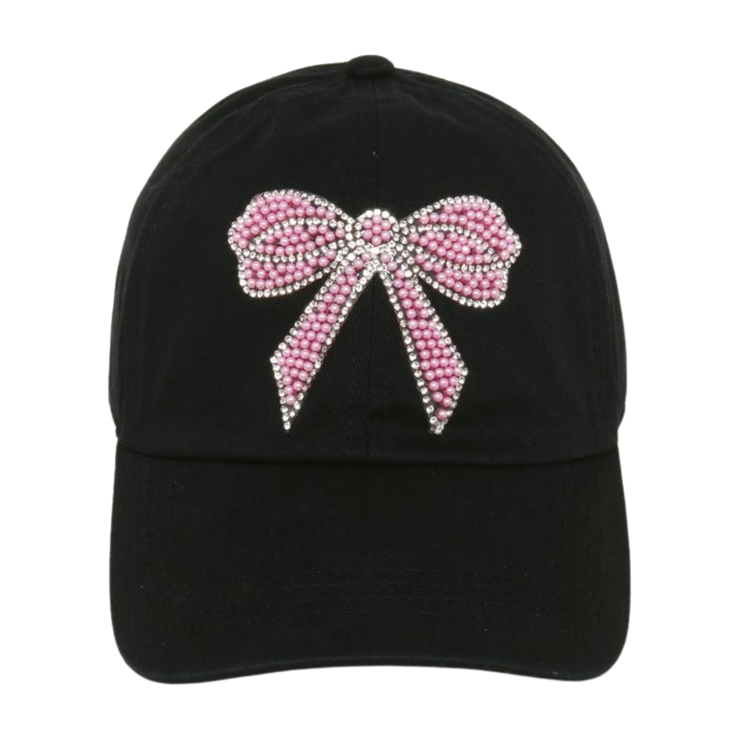 David And Young - Wholesale Baseball Cap - Women's - PEARLY PINK BOW DESIGNED BASEBALL CAP5